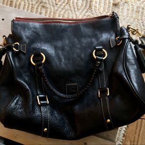 Large Dooney Bourke Leather Bag